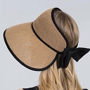 Boho Straw Hat with Bow